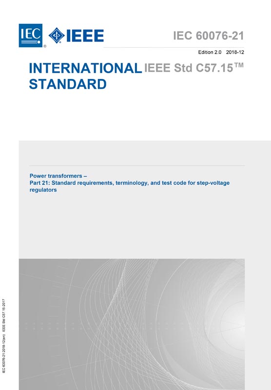 Cover IEC 60076-21:2018